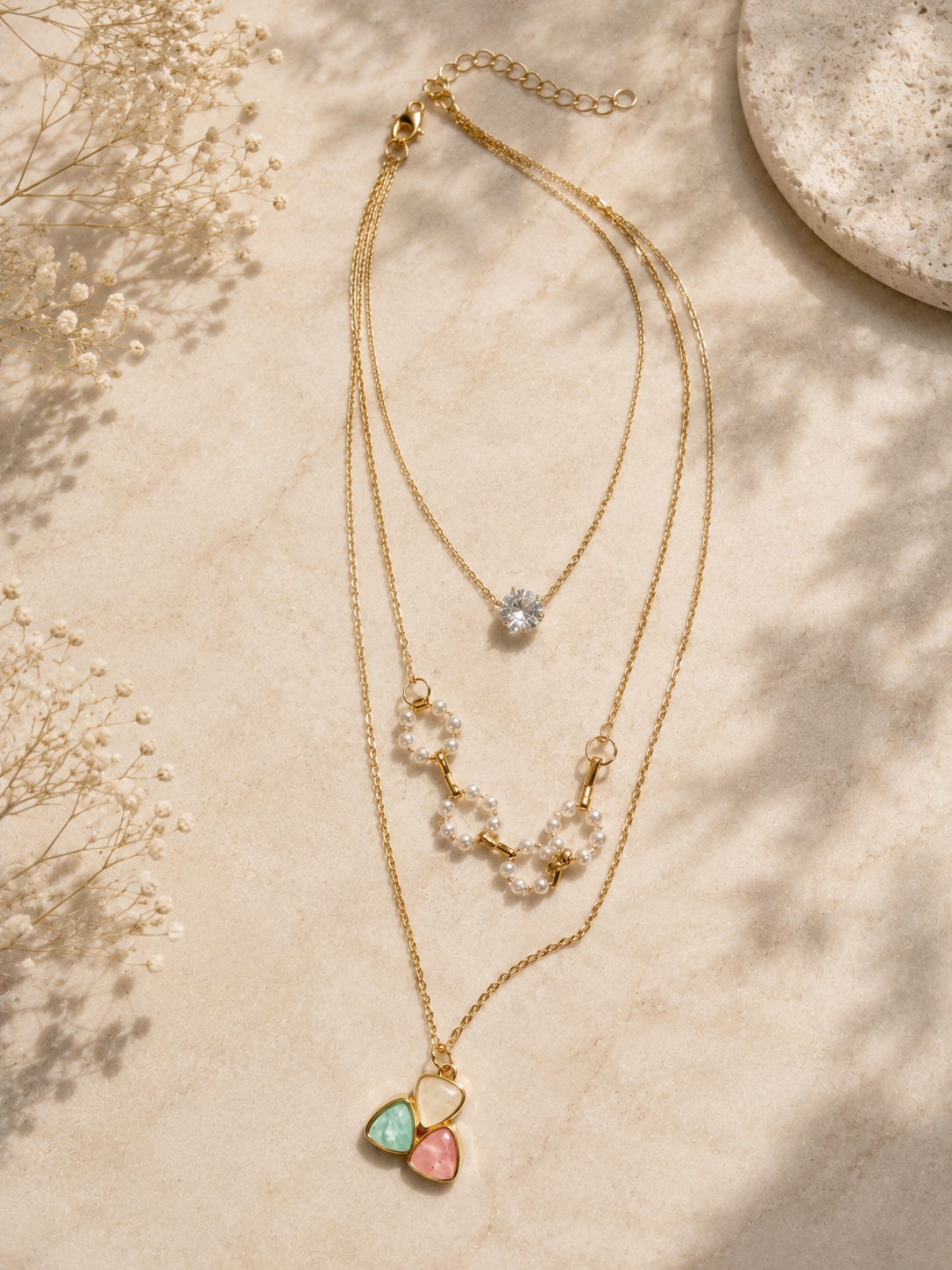 Celeste Layered Charm Necklace