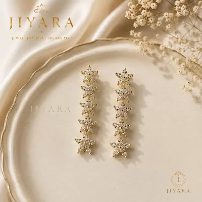 Jiyara Bloom Cascade Earrings